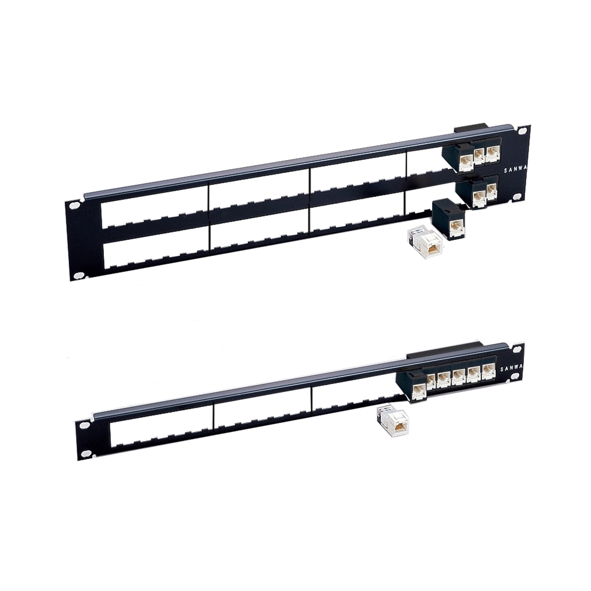 らるーんさん専用。 19インチラック搭載用 LANパッチパネル | パッチパネル（LAN